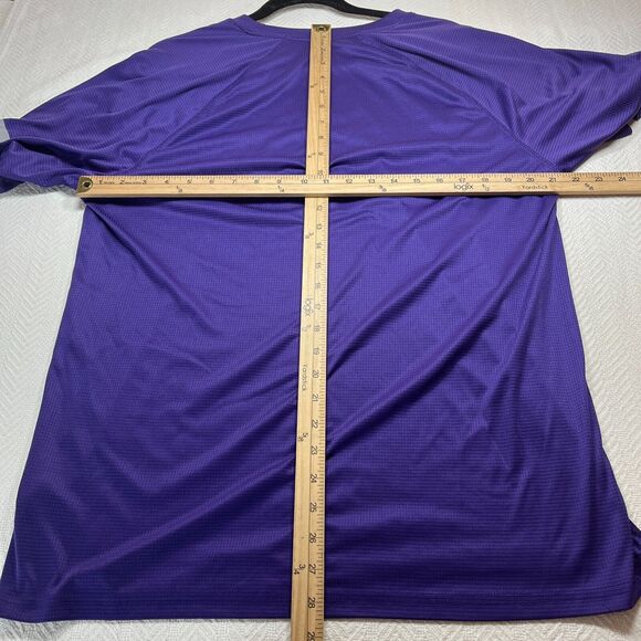 Los Angeles Lakers T-Shirt Mens XL Purple Short Sleeve Logo Tee NBA Reflective - Picture 7 of 8